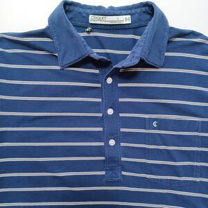Criquet Performance Players Polo Shirt Mens Large ‎ Preppy Golf Nautical Work